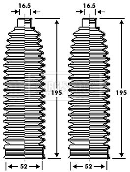 BORG & BECK Paljekumisarja, ohjaus BSG3300